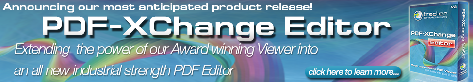 Just Released... The All New PDF-XChange Editor