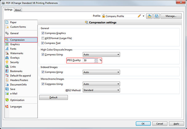 tracker software products knowledge base reduce the file size compress file size