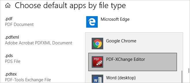 Pdf X Change Products Knowledge Base File Associations And Making Pdf Xchange Editor Viewer The Default Pdf Viewer