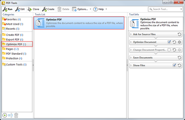 reduce size of pdf