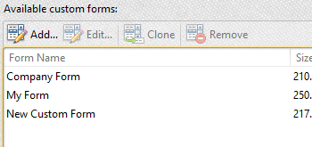 Create Custom Forms