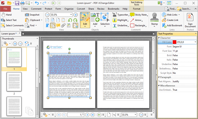 pdf tracker editor